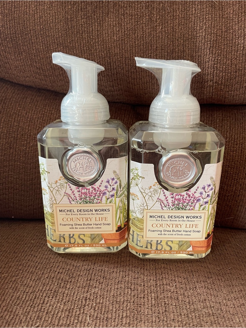 NEW Michel Design Works Country Life Foaming Hand Soap Set